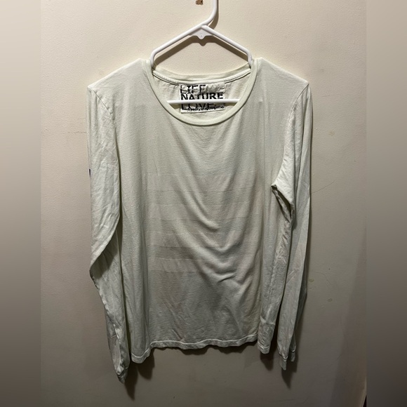 NWOT FreeCity Large L/S Tee Life Nature Love rainbow - Picture 4 of 5